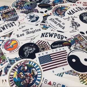 brandy melville sticker packs